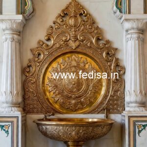 Brass Bathroom Sink Decor for Luxury Apartments No-1356