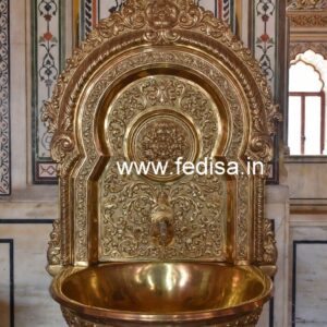 Decorative Brass Sink Ideas for Elegant Villas No-1404