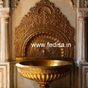 Modern Brass Sink Decor for Contemporary Bathrooms No-1418