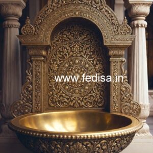 Decorative Brass Bathroom Basin for Stylish Interiors No-1461