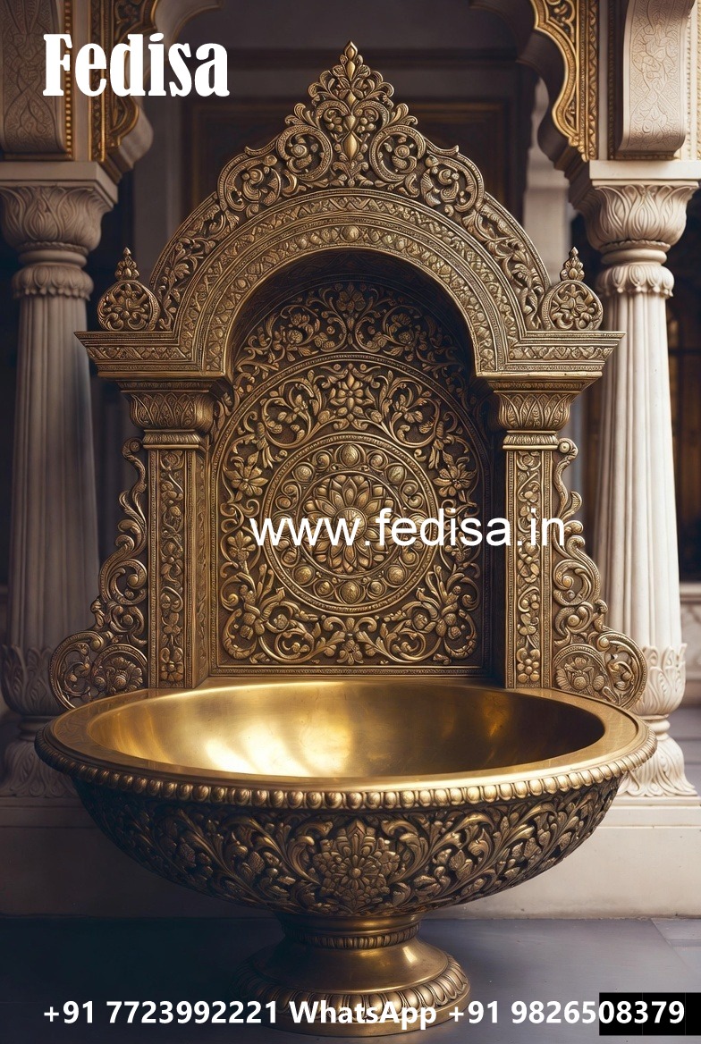 Decorative Brass Bathroom Basin for Stylish Interiors No-1461