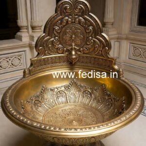 Antique Brass Wash Basin No-1485