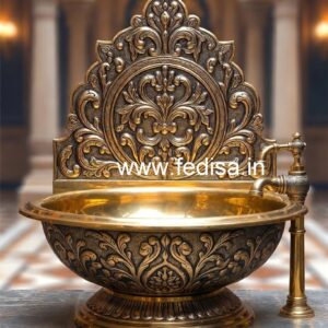 Brass Sink with Artistic Texture No-1598
