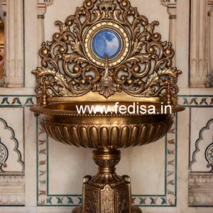 Brass Basin with Vintage Finish No-1627