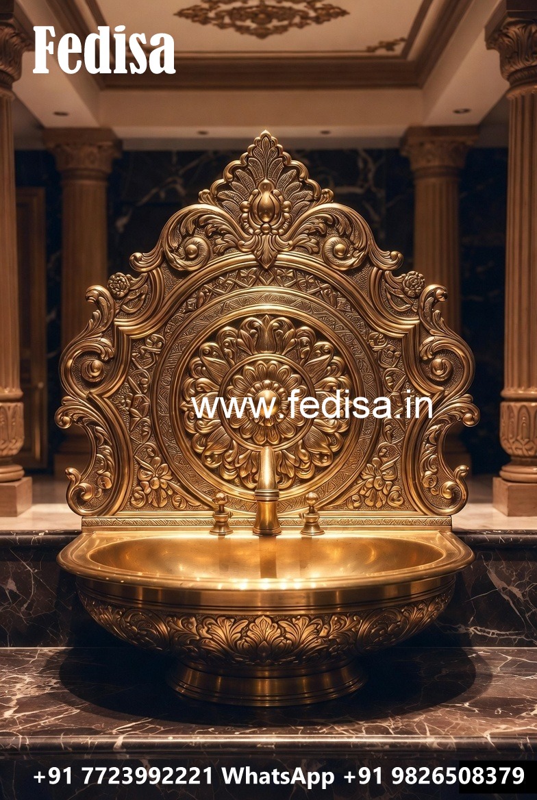 Brass Sink for Luxury Interiors No-1646