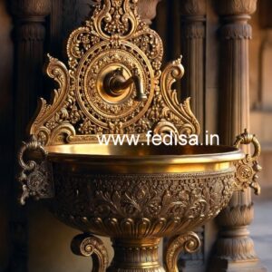 Brass Basin with Golden Style No-1660
