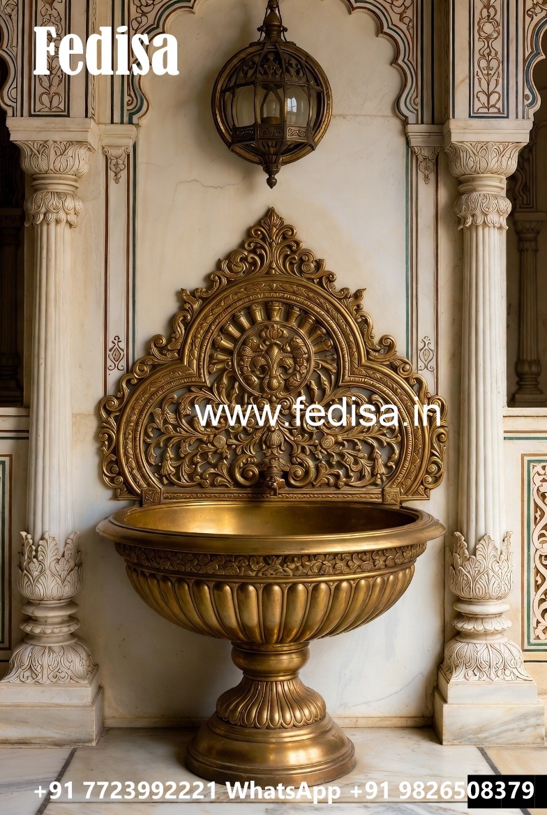 Handmade Brass Wash Bowl No-1662
