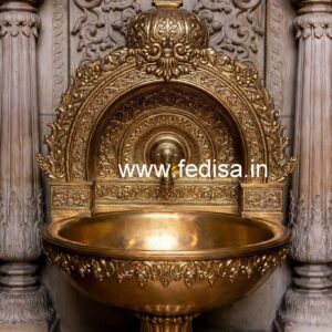 Modern Brass Wash Bowl Decor No-1729