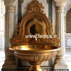 Designer Brass Wash Basin Ideas for Contemporary Homes No-1776