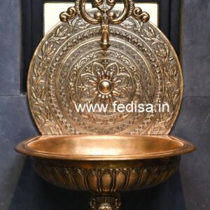 Premium Handmade Brass Bathroom Sink Designs No-1797