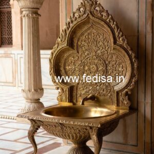 Artistic Brass Basin Design for Luxury Interiors No-1817