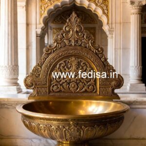 Decorative Brass Sink Designs for Elegant Homes No-1823