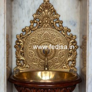 Modern Brass Wash Basin for Minimalist Bathrooms No-1828