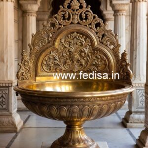 Decorative Brass Wash Basin with Luxury Finish No-1834