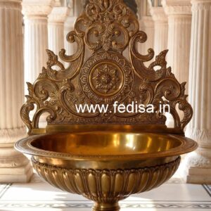 Elegant Brass Basin Decor for Dream Bathrooms No-1837