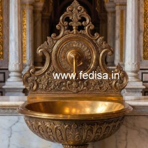 Handmade Brass Bathroom Basin for Premium Homes No-1849