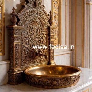 Handmade Brass Basin Inspiration for Bathrooms No-1914