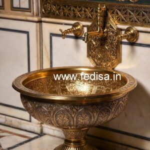 Premium Brass Basin Decor for Elegant Interiors No-1931