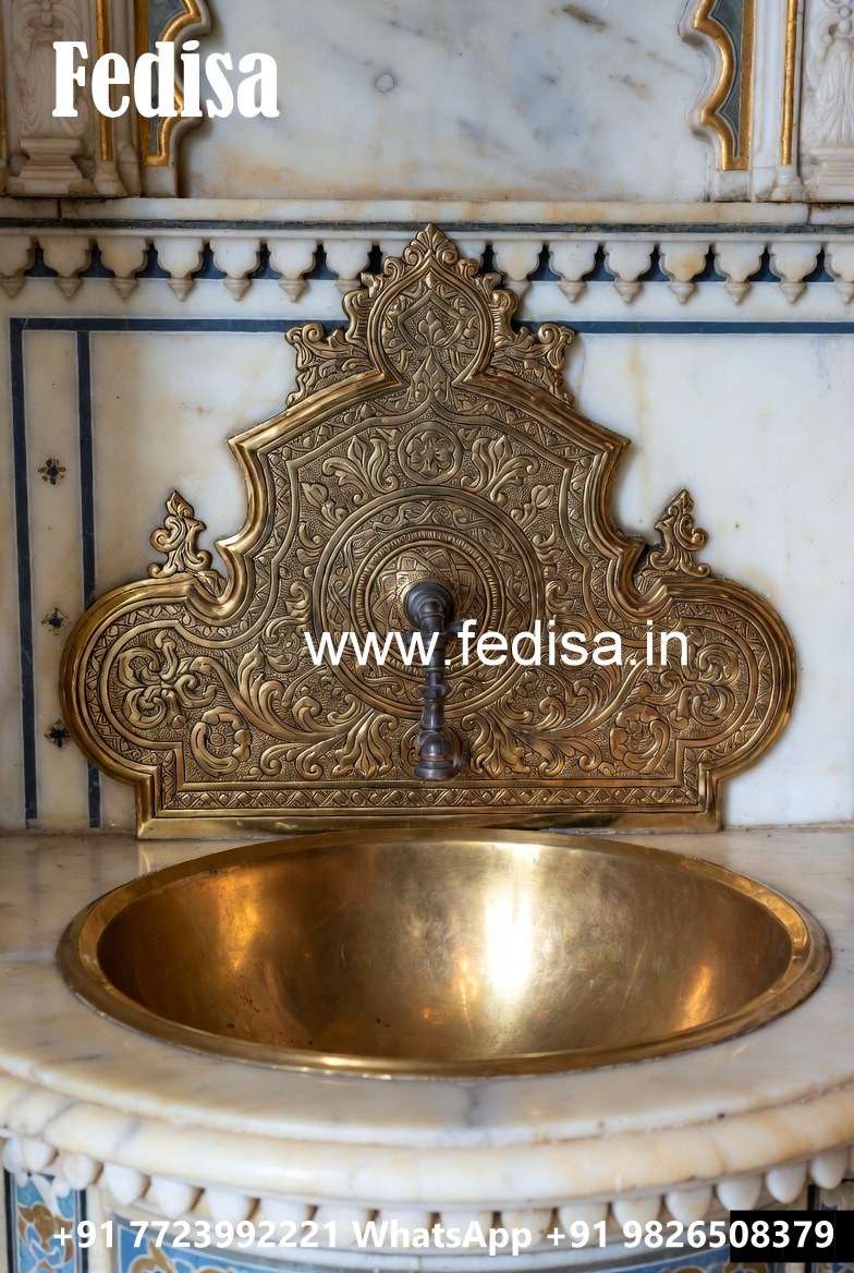 Brass Wash Basin Ideas for Premium Bathroom Decor No-1982