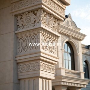 Elegant Wooden Column Design Ideas PD-9099