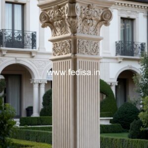 Elegant Pillar Design for Luxury Villas PD-9141