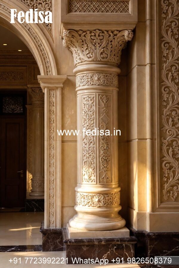 Round Column Design Ideas for Homes PD-9254 - Fedisa
