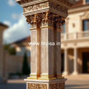 Wooden Carved Pillar Design Ideas PD-9261