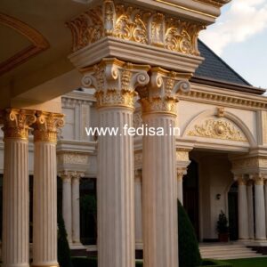 Front Elevation Pillar Designs That Impress Instantly PD-9447