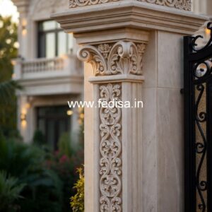 Brass Pillar Designs for a Rich Golden Finish PD-9461