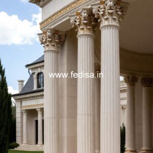 Wooden Carved Column Design Ideas PD-9648
