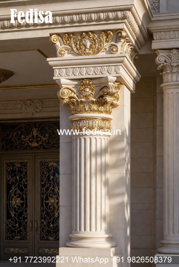 Modern Rectangular Column Design Contemporary Column Design for Modern Homes PD-9739 - Fedisa