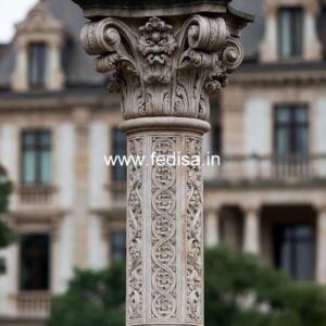 Wooden Column Design for Classic Interiors PD-9835