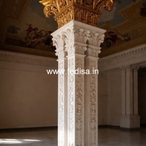 Pillar Design with Gold Finish Details PD-10064