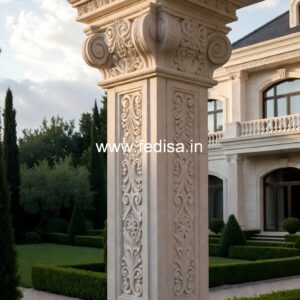 Luxury Carving Pillar Designs for Villas PD-10283