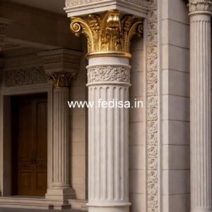 Wooden Column Design for Luxury Home Decor PD-10411