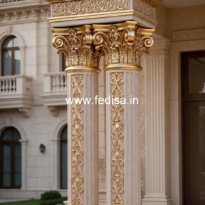 Exterior Column Design Ideas for Villas PD-10415