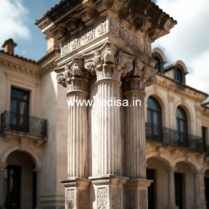 Artistic Column Design for Living Spaces PD-10621