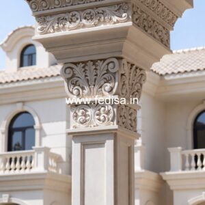 Elegant Wooden Column Design PD-10628