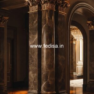 Pillar Design with Gold Finish Details PD-10848