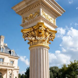 Decorative Pillar Design for Ceiling Support PD-10895