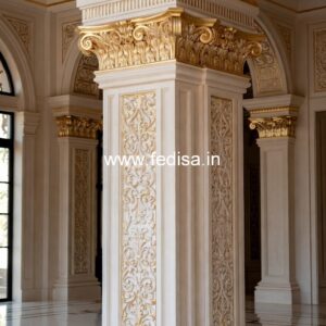 Artistic Pillar Detailing Ideas for Interiors PD-11066