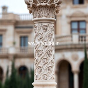 Wooden Column Design for Luxury Home Decor PD-11195