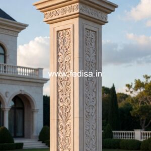 Elegant Entrance Column Design PD-11257