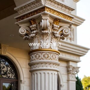 Exterior Column Design for Luxury Villas PD-11258