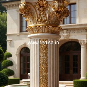 Modern Column Design for Entryway PD-11275