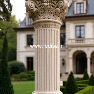 Wooden Column Design for Classic Interiors PD-11403