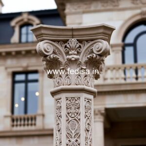 Pillar Design Ideas with Marble Texture PD-11683