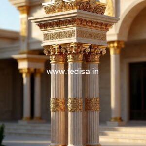 Elegant Wooden Pillar Design Ideas PD-12089