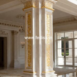 Wooden Column Design for Interior Decoration PD-12137