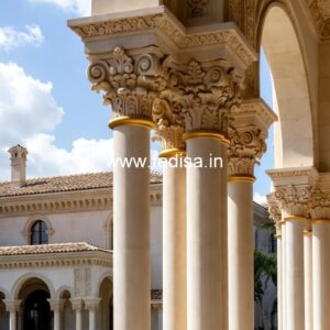 Decorative Marble Column Design Ideas PD-12150